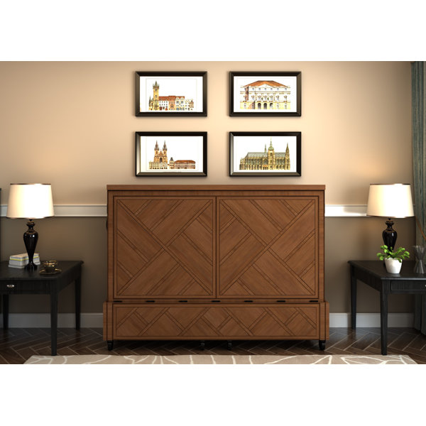 Rolling murphy store bed cabinet